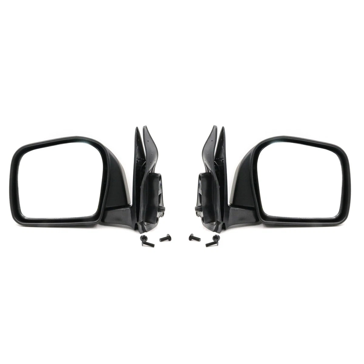 Set of 2 Black Door Mirrors for Toyota Hilux Pickup Truck (LN145–LN155)