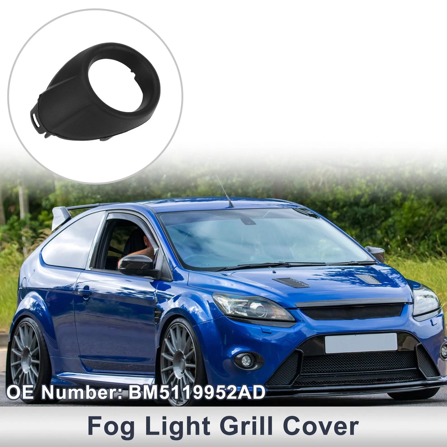 1 Pc Fog Light Grill for Ford Focus (2012–2014) No.BM5119952AD