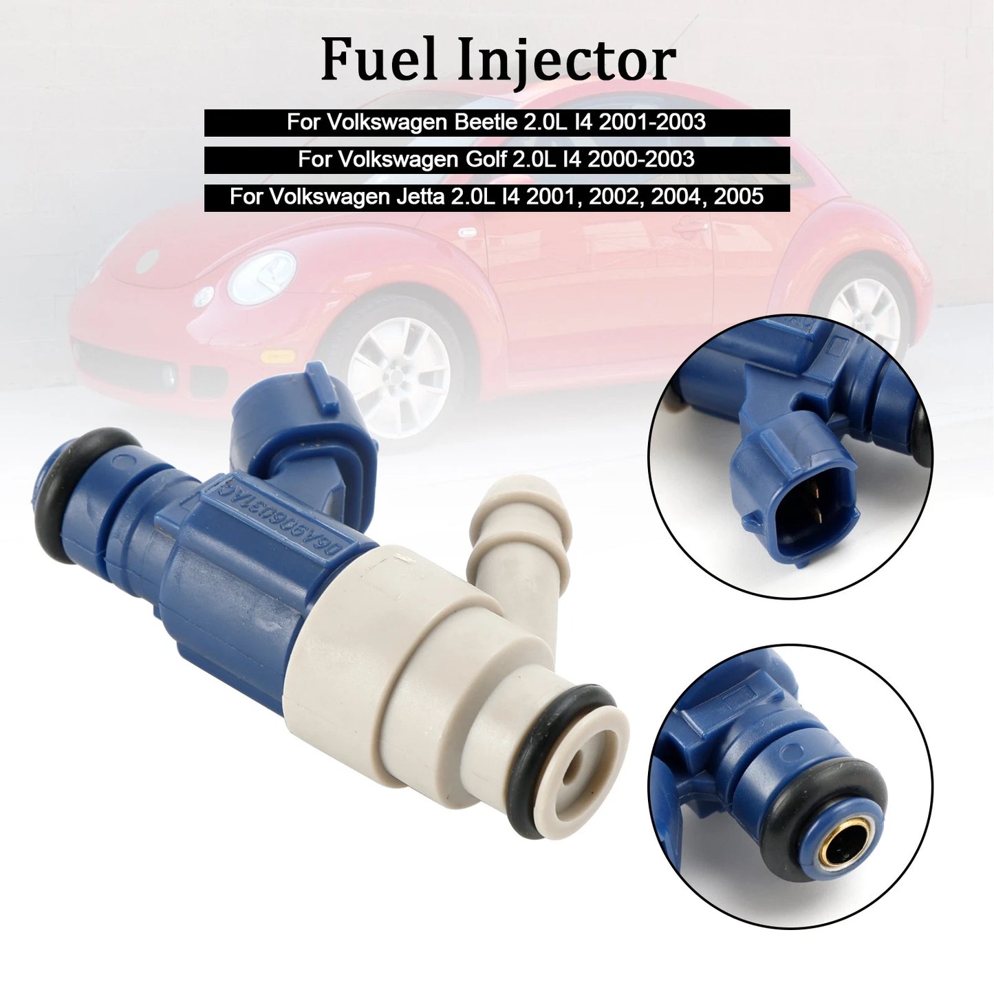 Fuel Injector 0280155995 for VW Golf Beetle Jetta 2.0L (2000–2005)