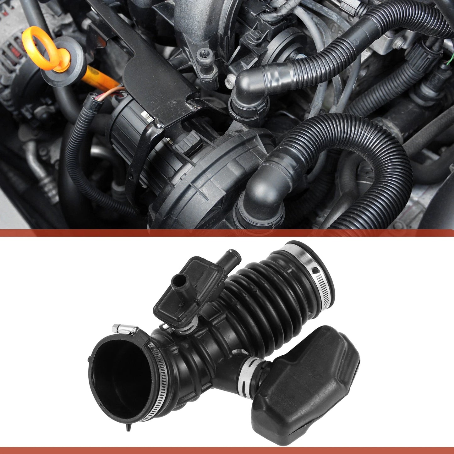 Left Engine Air Intake Tube Hose for Nissan 370Z, Infiniti G37, QX50 (2009–2020)