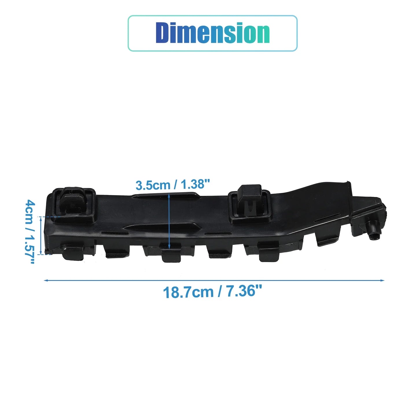 Left Side Front Bumper Bracket for Honda Accord 2008-2012 4-Door
