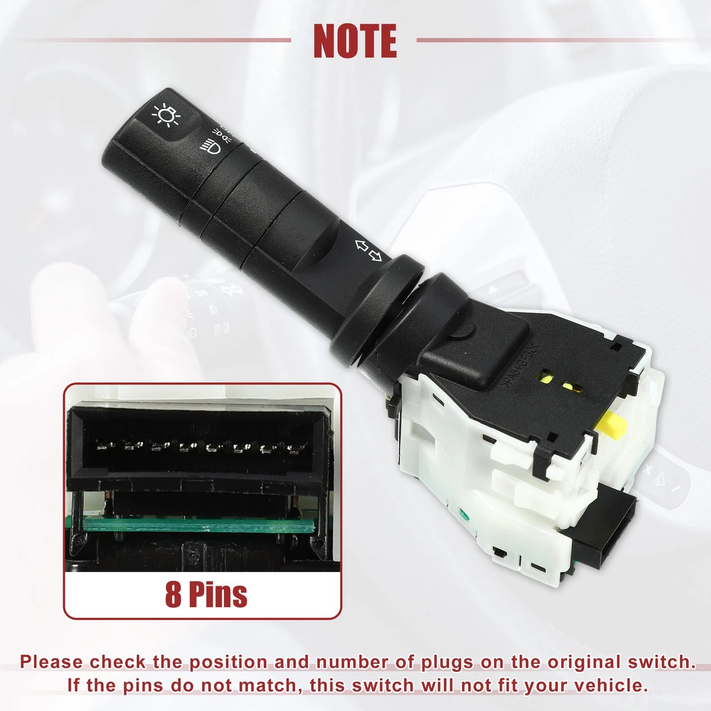 Turn Signal Switch for Nissan Frontier 2010–2016 No. 25540CB60B