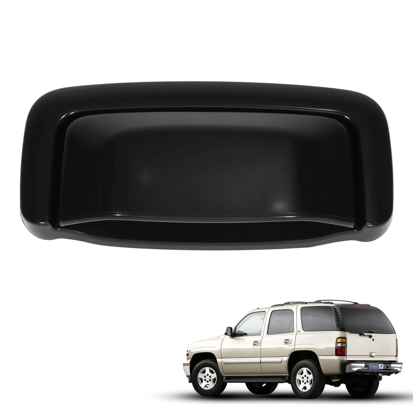 Tailgate Door Handle for Chevy Tahoe Suburban 1500 GMC Yukon (2000–2006) Gloss Black