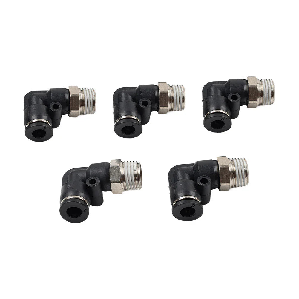 5 x 6mm Elbow Fittings G 1/4" for Tyre Changer