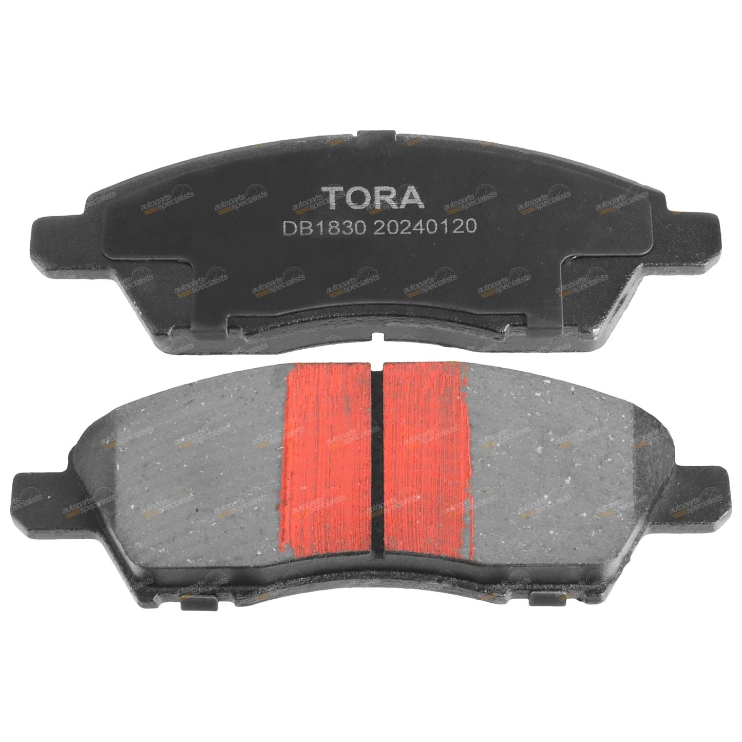 Set of 4 Front Ceramic Disc Brake Pads for Nissan Tiida (2006–2013)