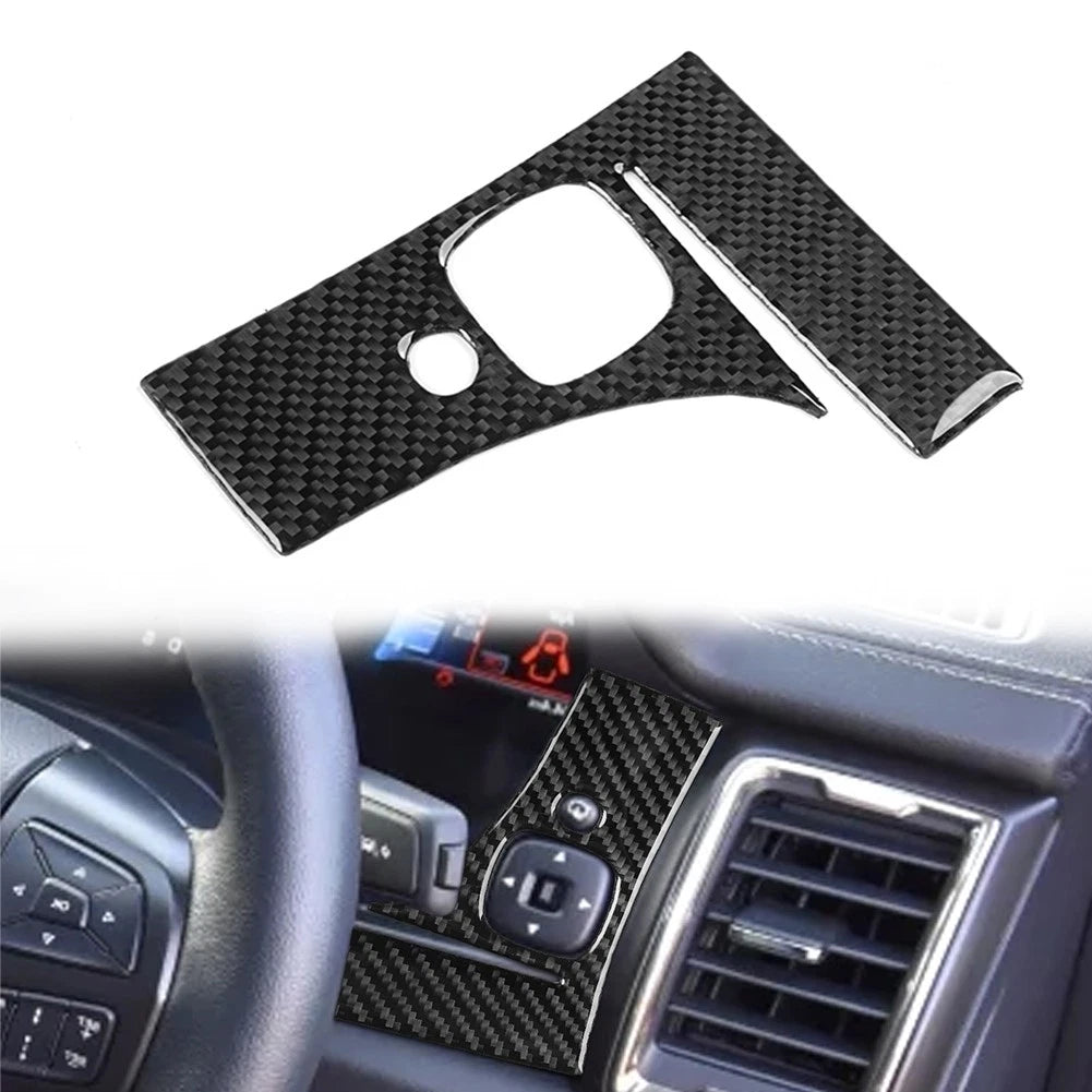 Rearview Mirror Control Panel Cover Trim Strip for Ford Ranger (2015–2023)