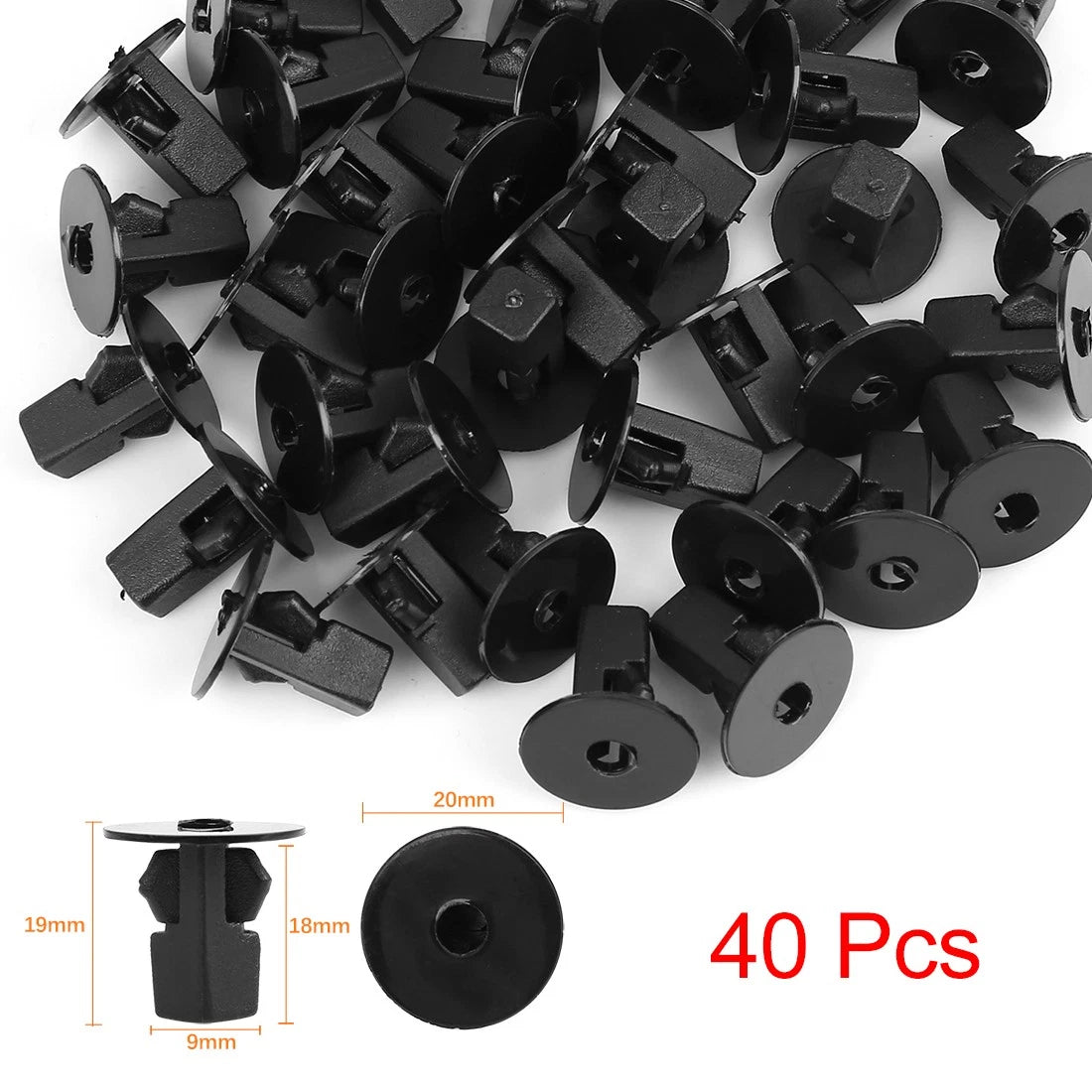 40x Plastic Rivet Fastener Clip for Toyota Lexus (90189-06013)