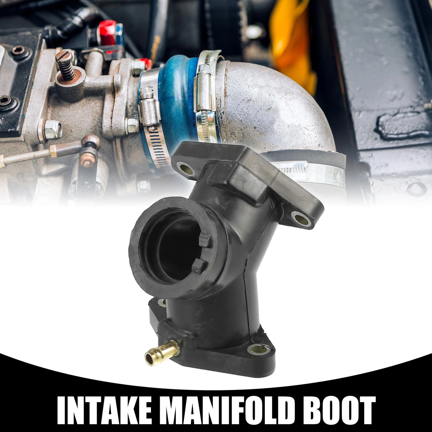 Carburetor Intake Manifold Boot for Yamaha Virago 250 XV250 (1995–2007) Rubber