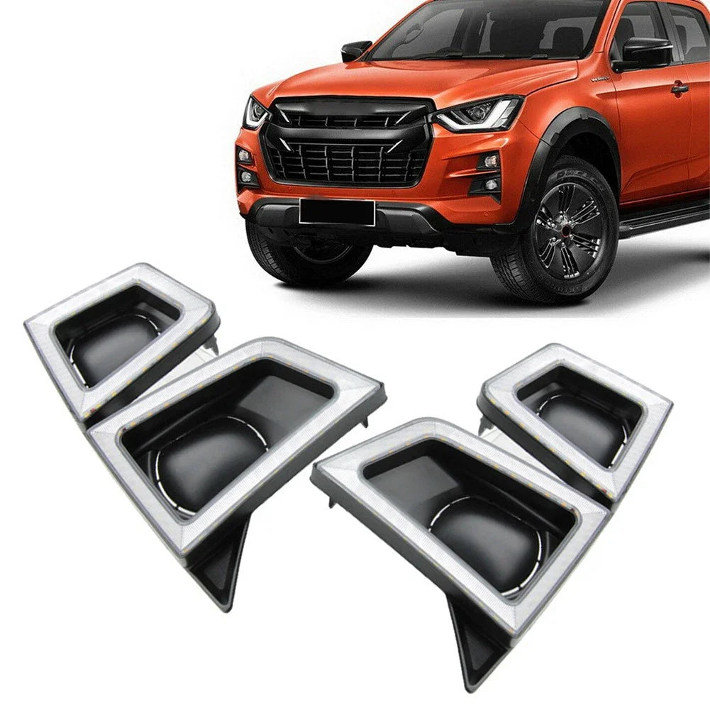 LED Daytime Running Lights w/ Turn Signal Lamps For ISUZU D-MAX (2020-2021)