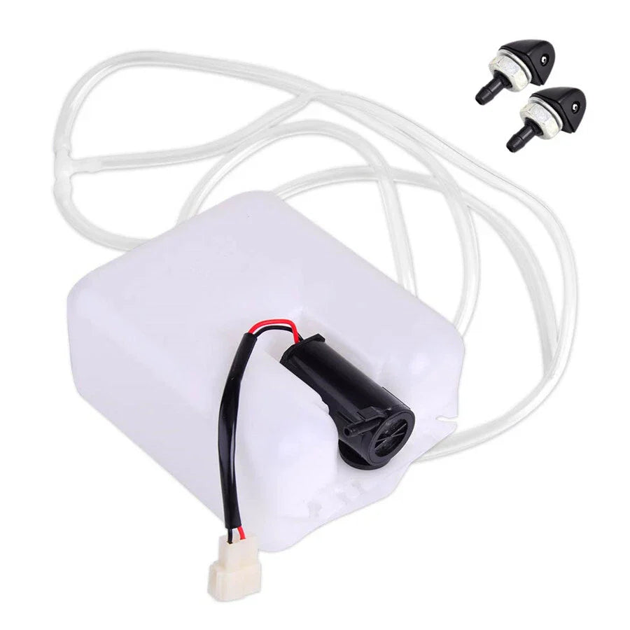 Car Windshield Washer Pump Bottle Tank Kit