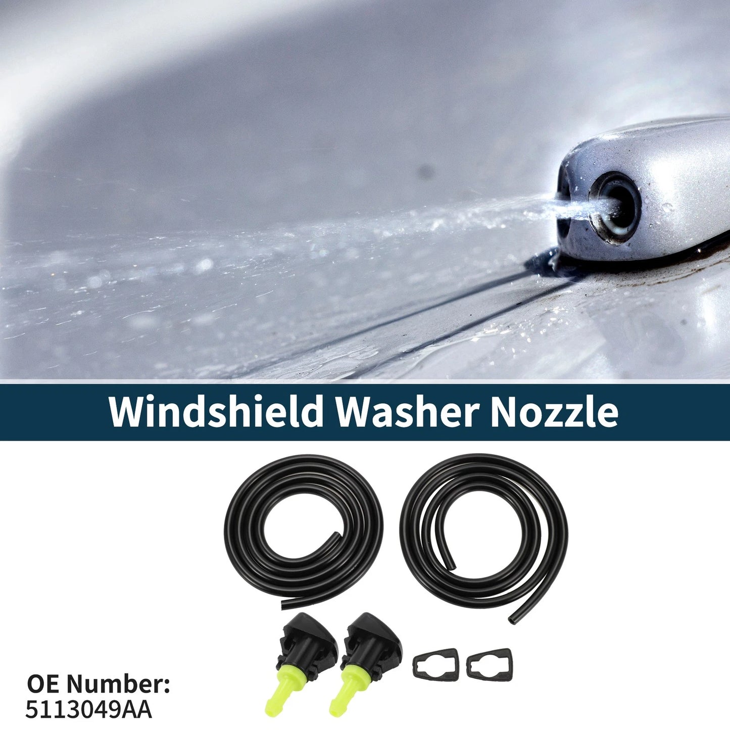 Windshield Washer Nozzle Set for Dodge Grand (No. 5113049AA)