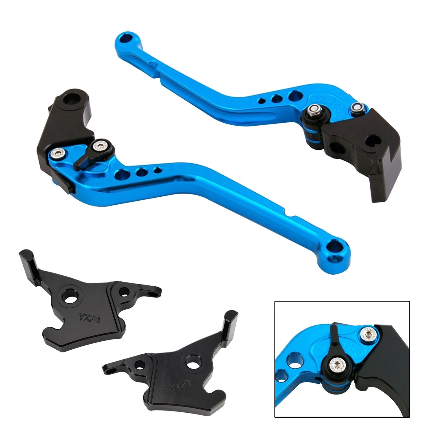 Set of 2 Brake Clutch Levers for Yamaha XMAX 300 (2023–2025) Red