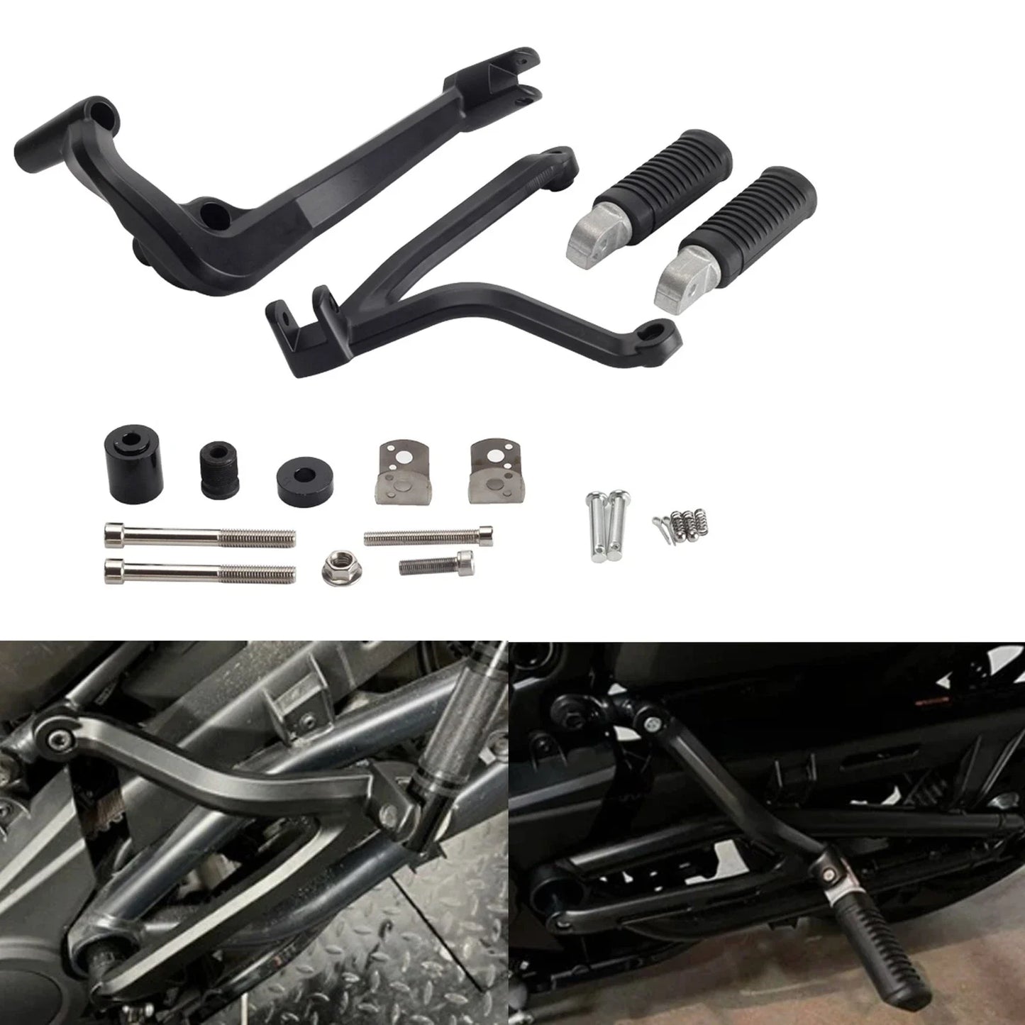 Passenger Foot Pegs w/Mounts for Harley Sportster S RH1250S (2021-2022)