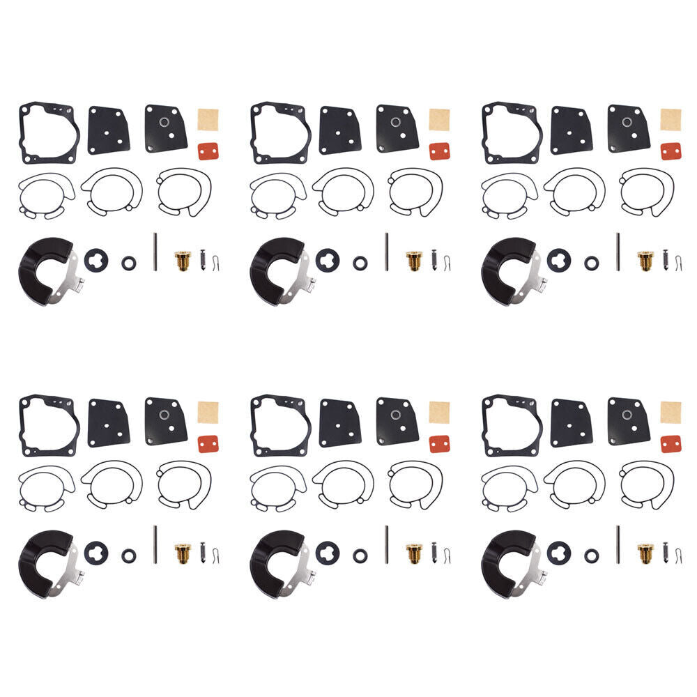 Set of 6 Fuel Filters for Johnson Evinrude V4 (Various Years)