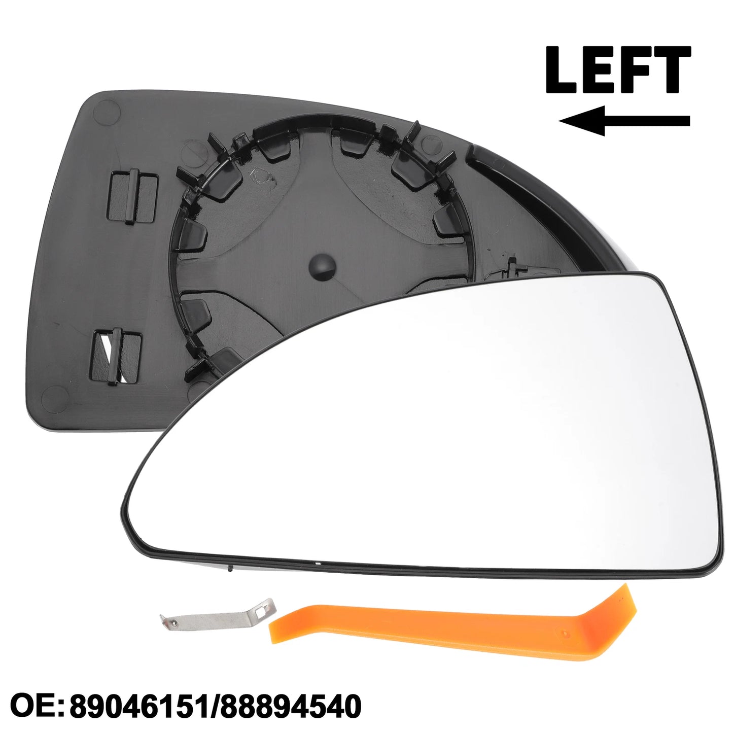 Left Driver Side Mirror Glass for Chevrolet Impala (2006–2013)