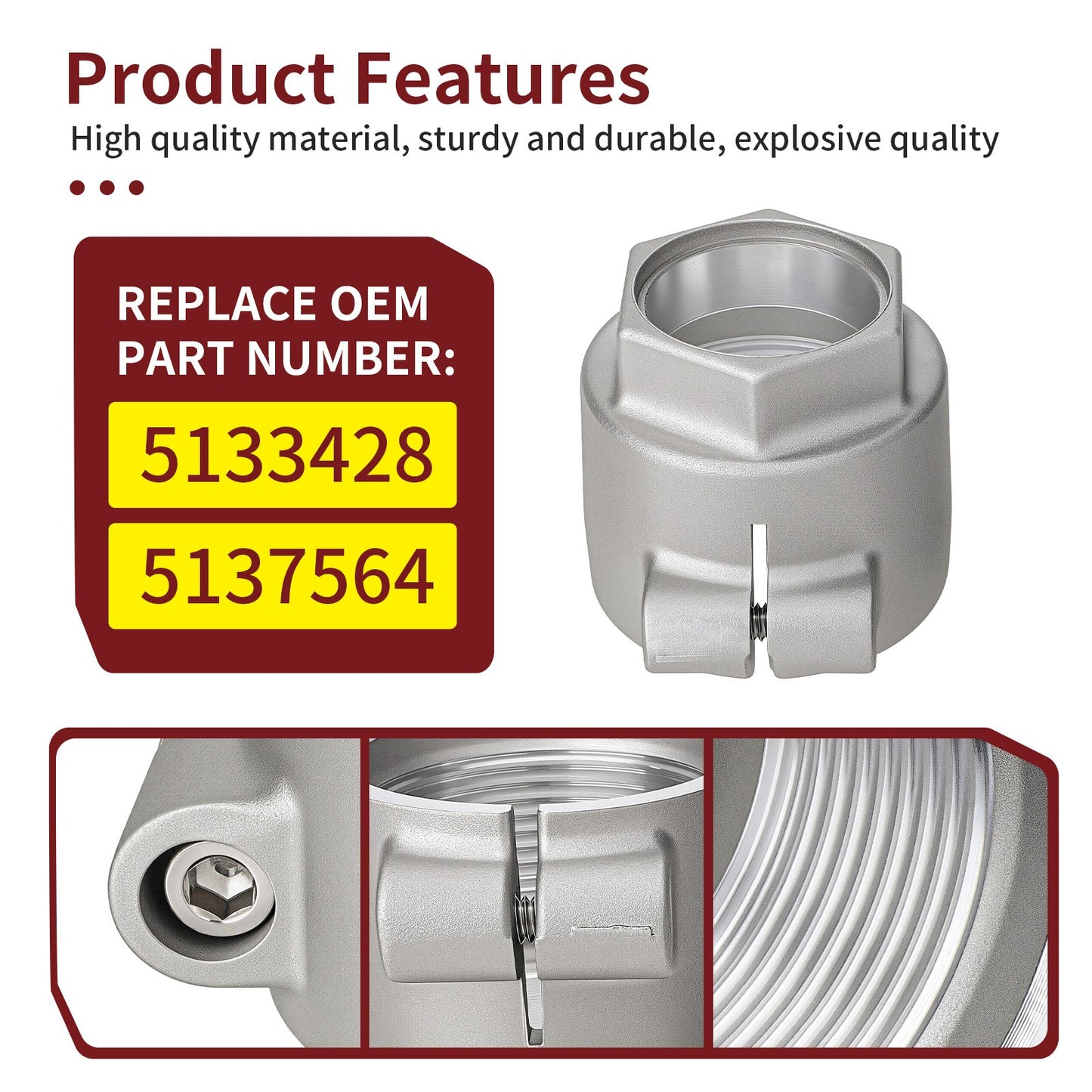 Rear Axle Lock Nut for Polaris Predator 500 (2003–2007)