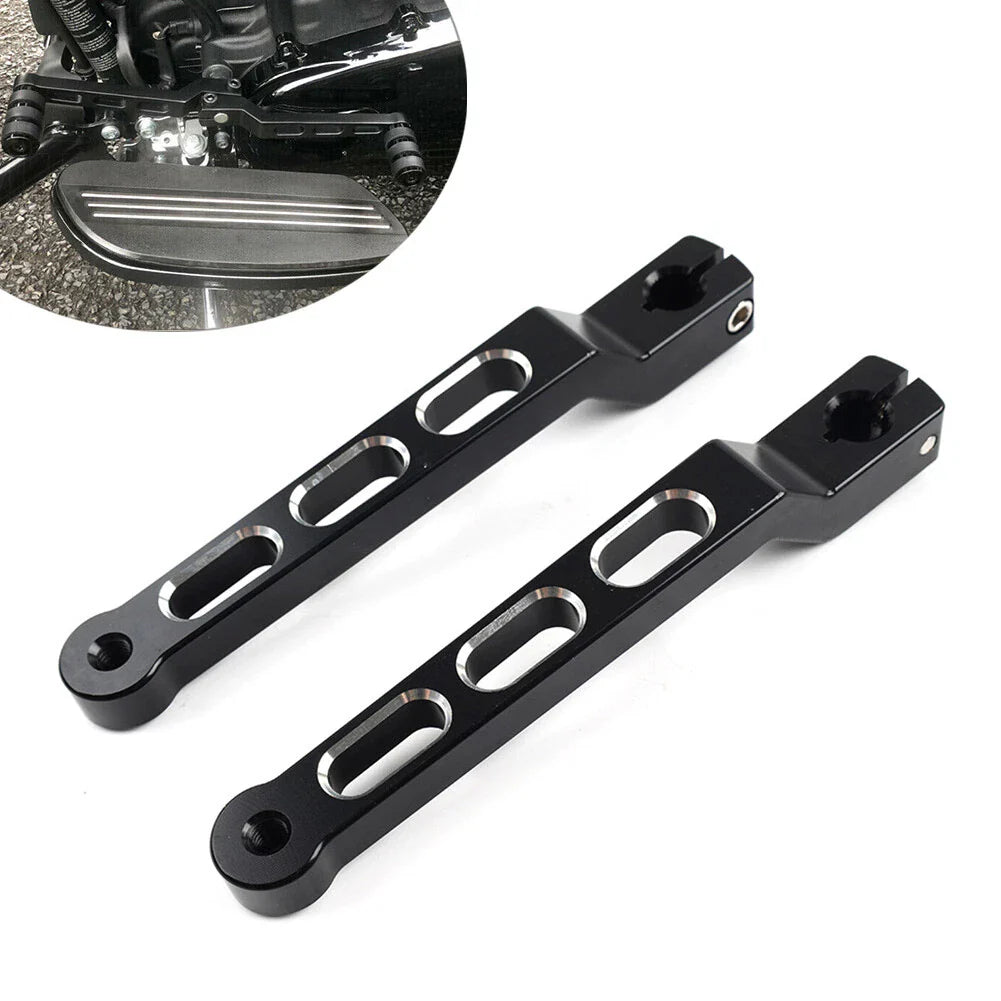 Billet Heel Toe Shift Lever Black & Silver for Harley Tour Electra Street Glide (2009-2023)