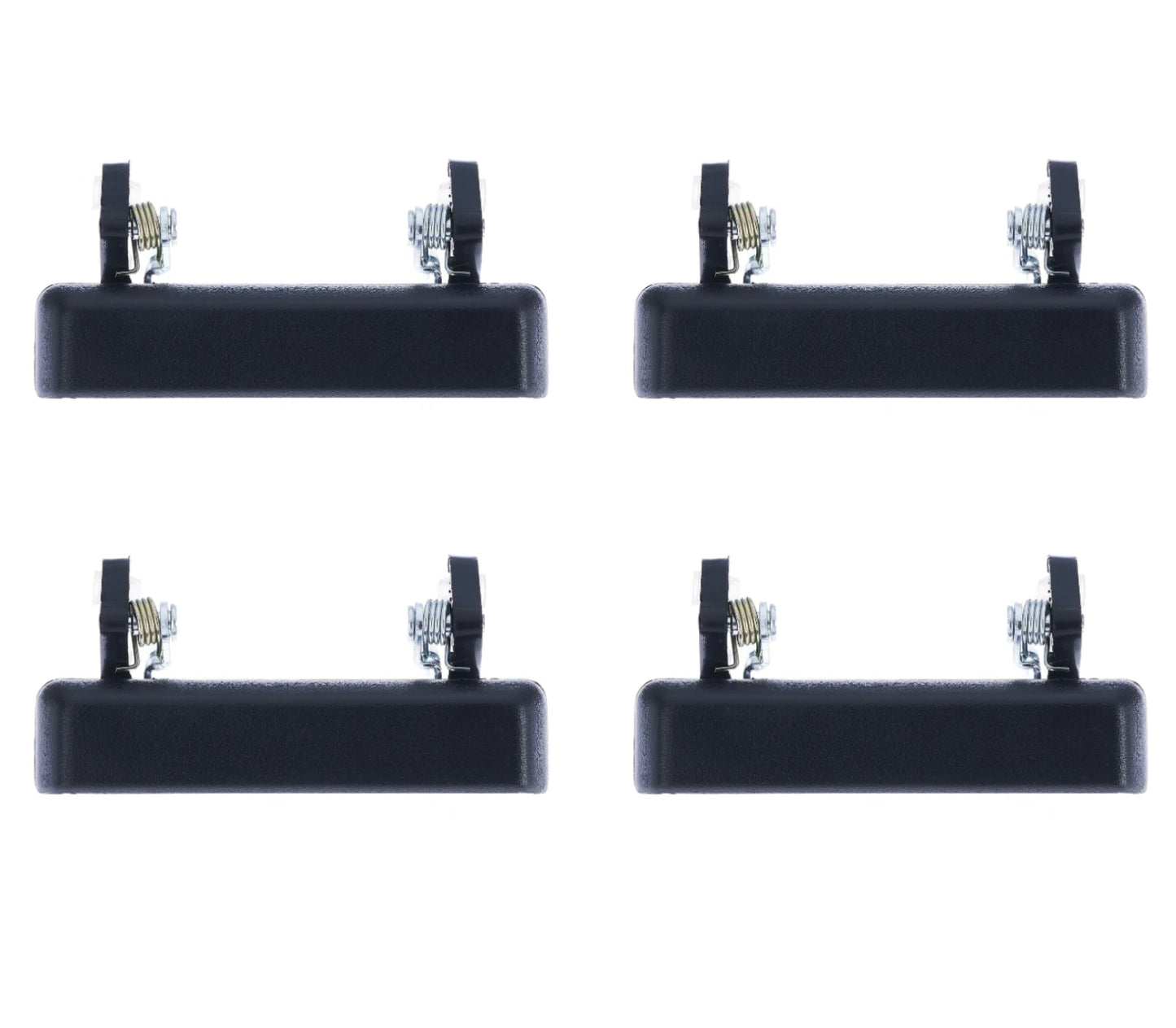 Set of 4 Black Outer Door Handles for Suzuki Sierra (1981–1998)
