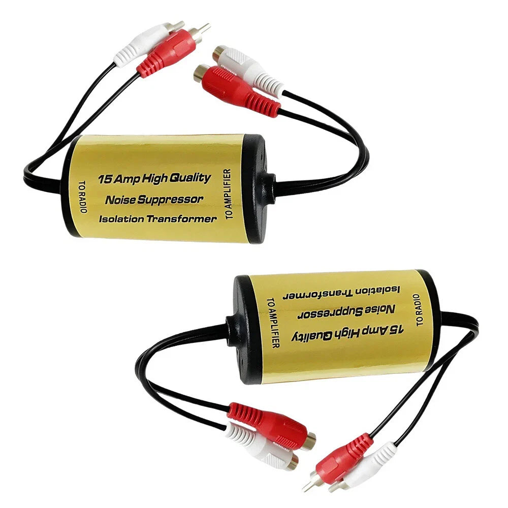 RCA Audio Noise Filter Suppressor for Car AMP Stereo
