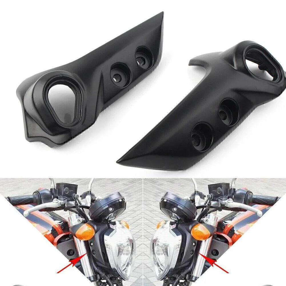 Headlight Upper Side Aluminium Black for YAMAHA FZ6N (2004-2010)