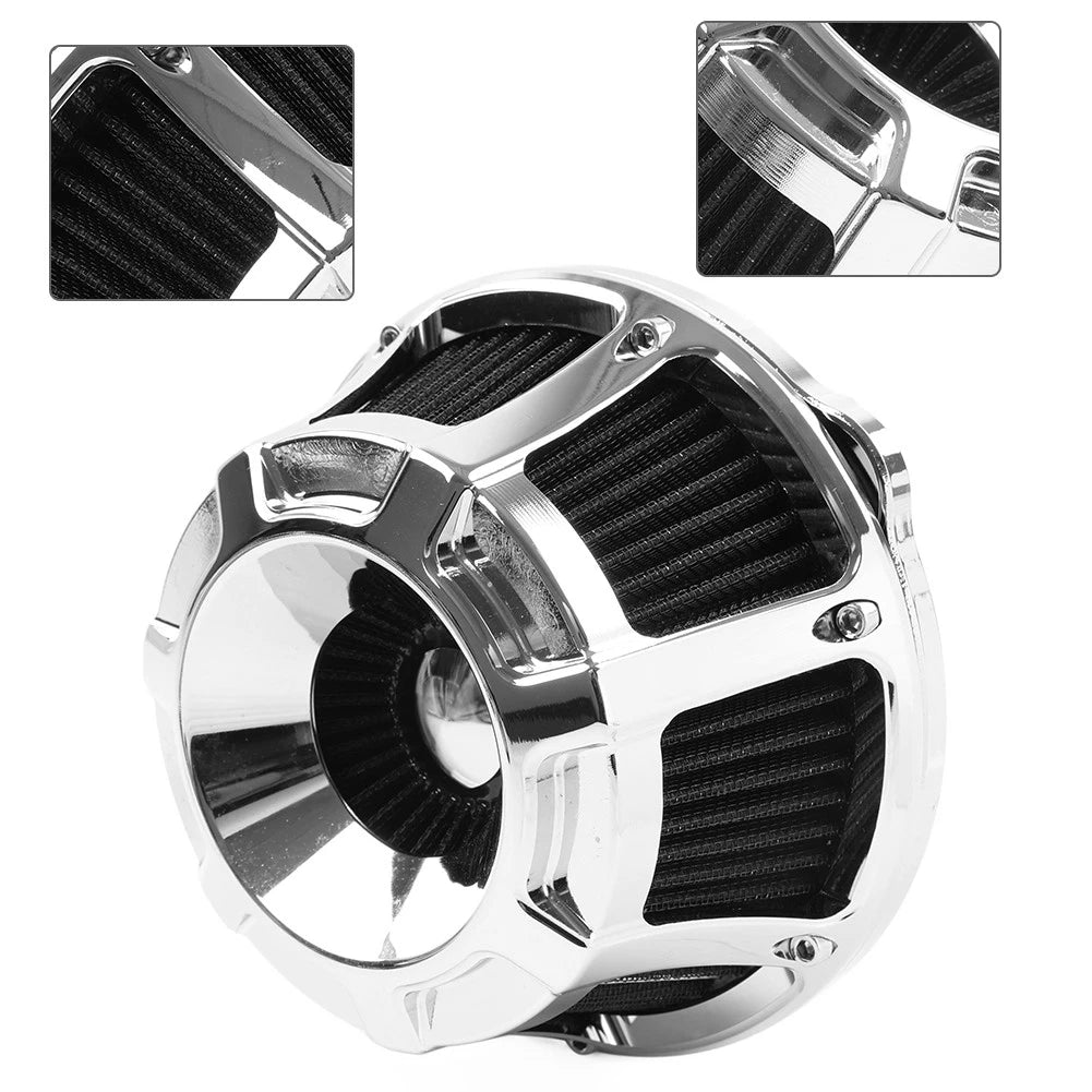 Air Cleaner Intake Filter Set for Harley Touring Glide Dyna Softail