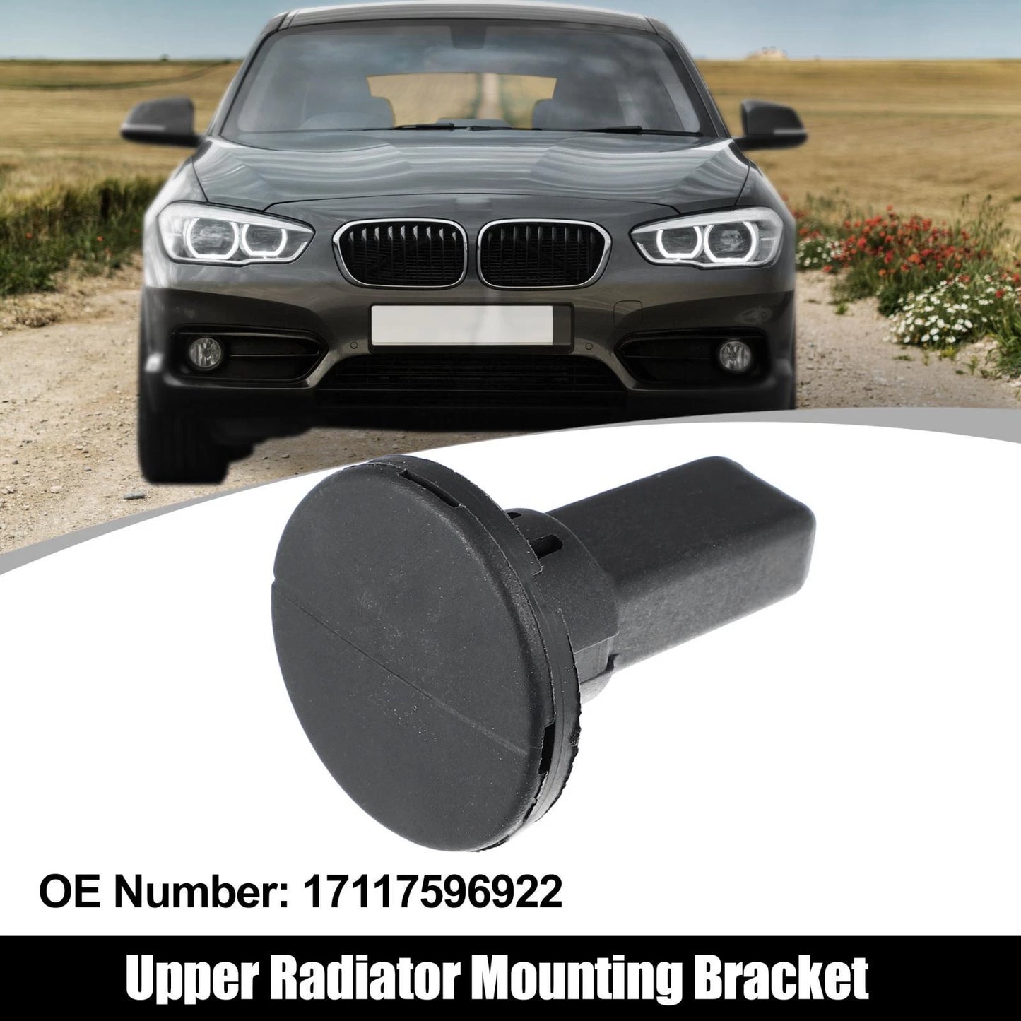 Upper Radiator Mount Bushing Bracket for BMW (17117596922)