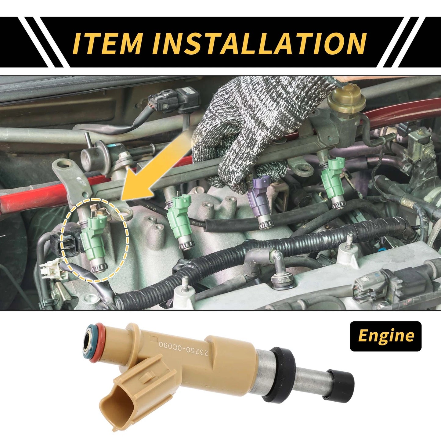 Fuel Injector for Toyota Tundra (2002–2014) 12 Holes