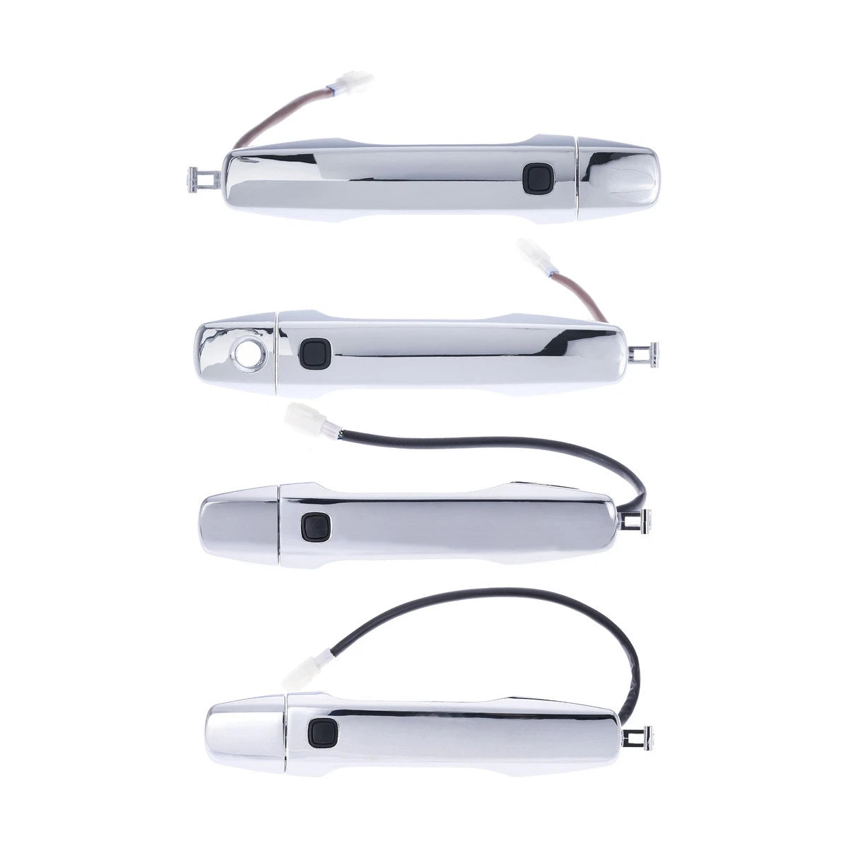 Set of 4 Chrome Door Handles for Toyota Landcruiser (2007–2021)