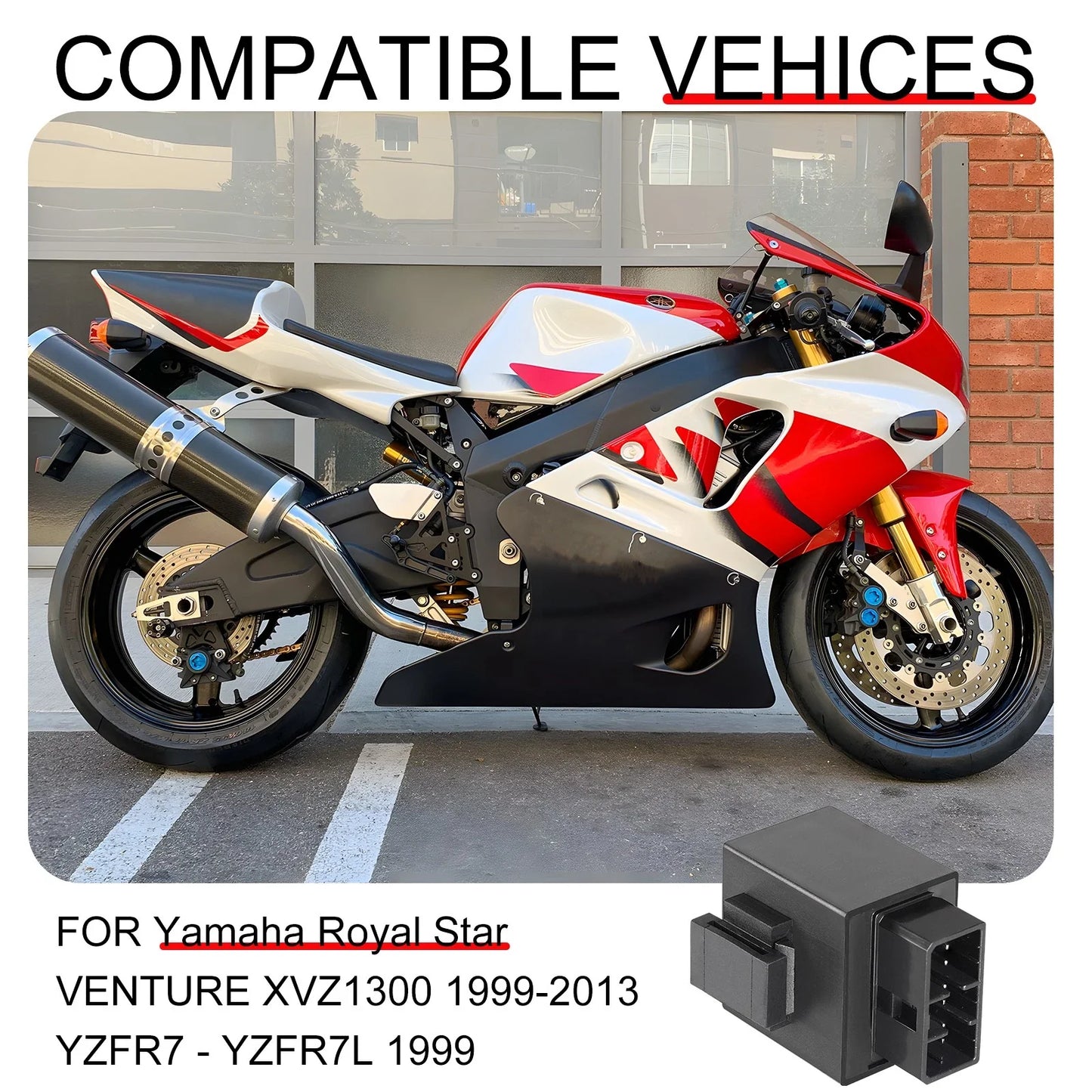 12 Pin Relay Assembly for Yamaha Royal Star XVZ 1300 Venture (1999–2013)