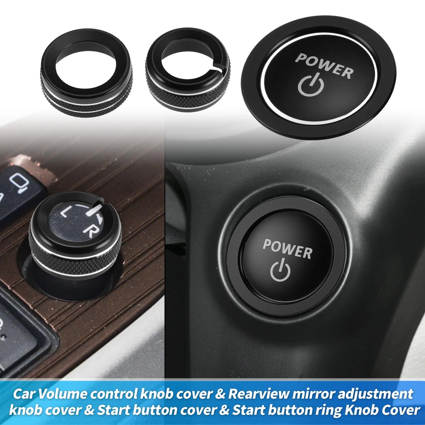 Volume Knob Cover Trim Ring