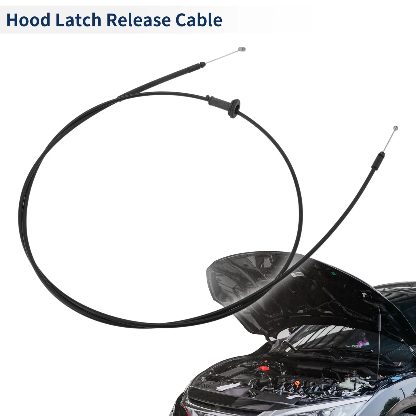 Hood Latch Release Cable for Hyundai Sonata (1999–2001) No. 8119038000