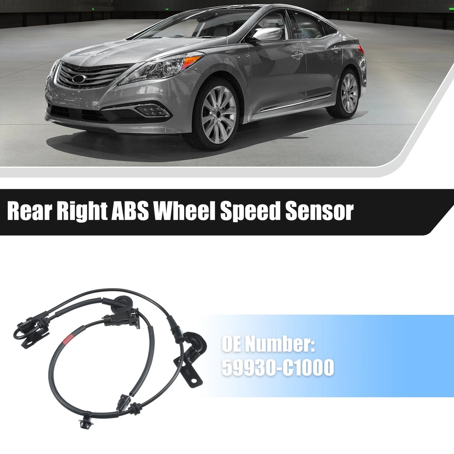 Rear Right ABS Wheel Speed Sensor Cable No. 59930-C1000 for Hyundai Sonata (2015–2017)