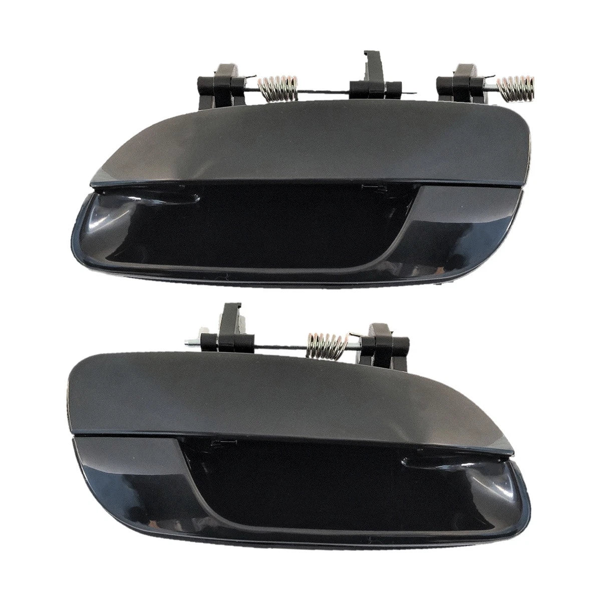 Set of 2 Outer Door Handles for Hyundai Elantra XD (2000–2006) Black