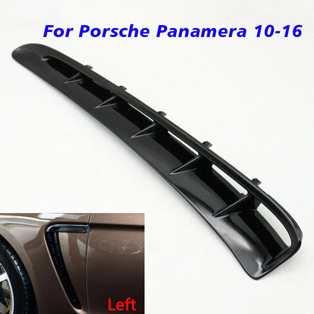 Left Fender Grille Air Vent Molding Trim for Porsche Panamera (2010–2016)