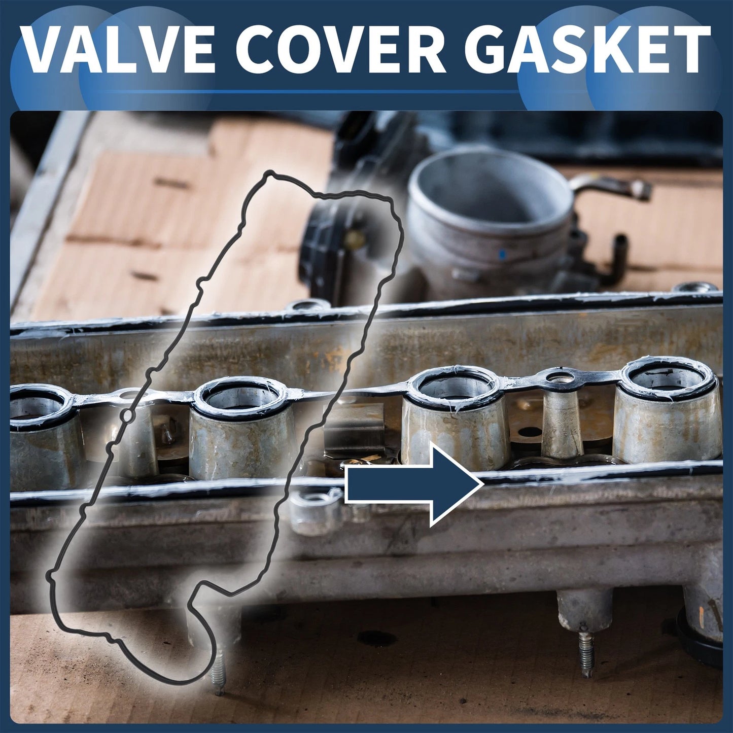 Valve Cover Gasket No. 11127823943 for BMW 3 E90 325d (2010–2011)