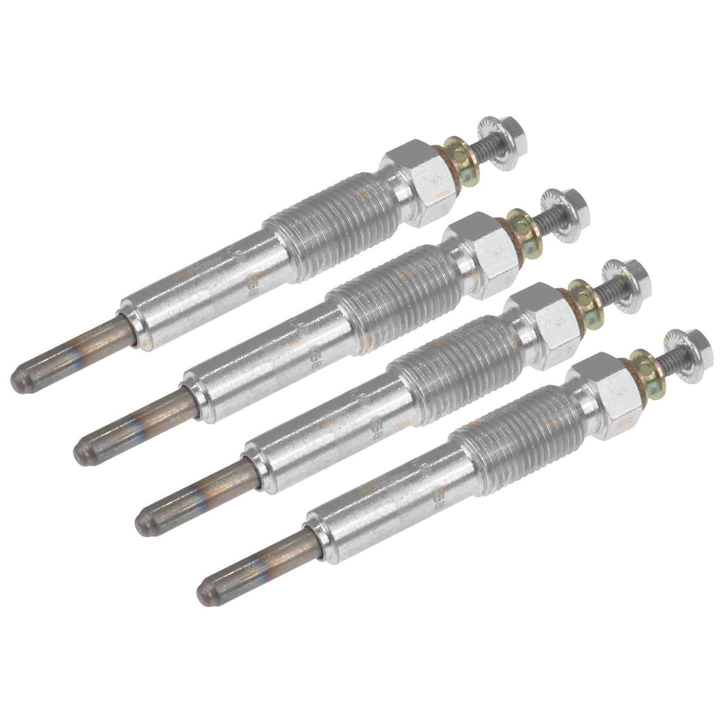 Set of 4 Glow Plugs for Mitsubishi Canter FE211 (1978–1988)