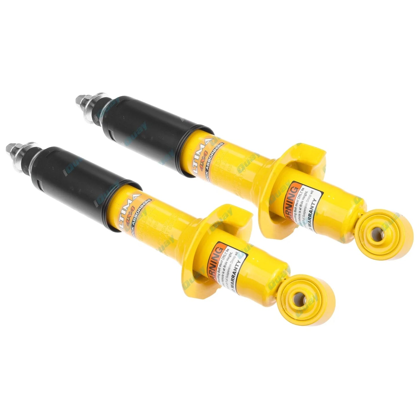 2 Front Gas Shock Absorbers for Nissan Navara N23 NP300 2015~2018 4x4