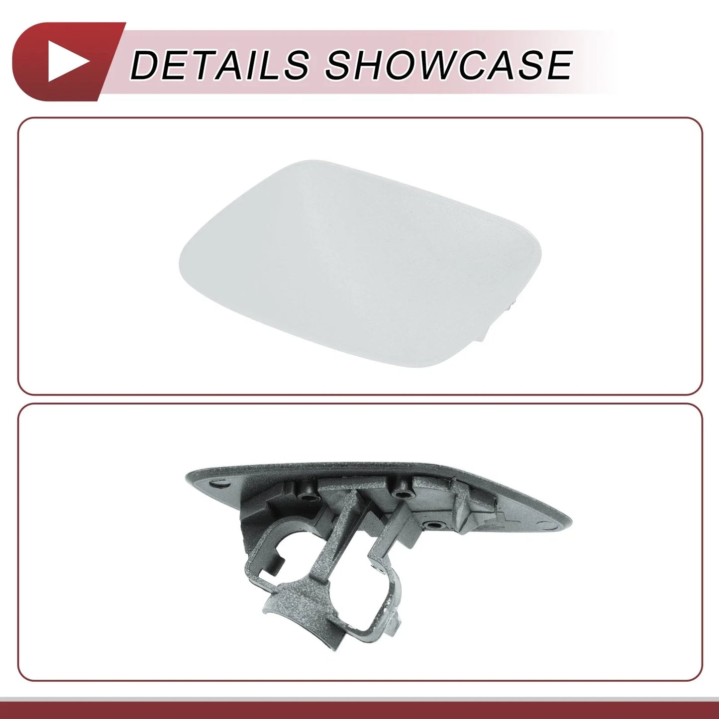 Bumper Trim Nozzle Cover for BMW Z4 Silver (2009-2016)