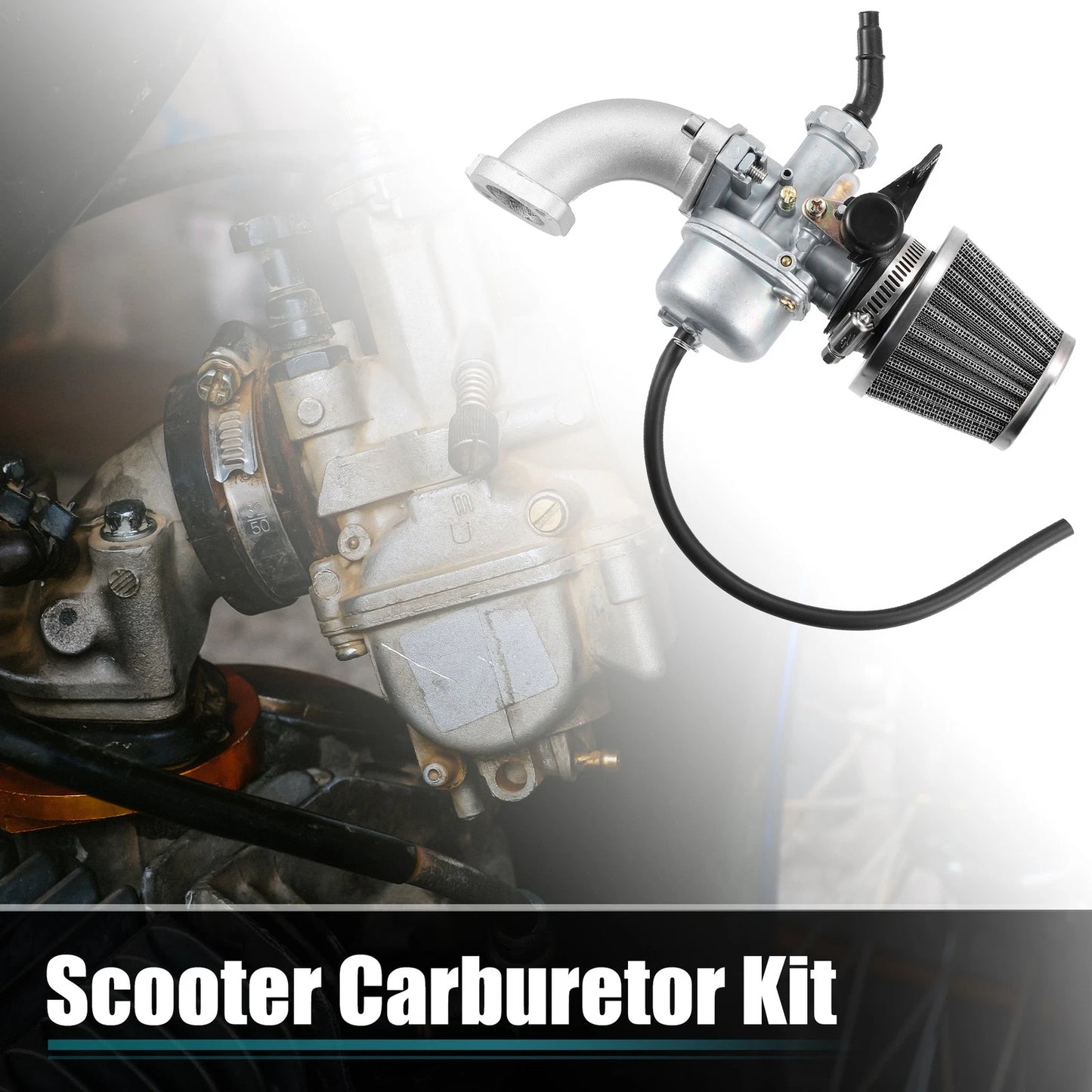 PZ22 Carburetor 22mm for 110cc 125cc ATV Quad Dirt Bike Scooter