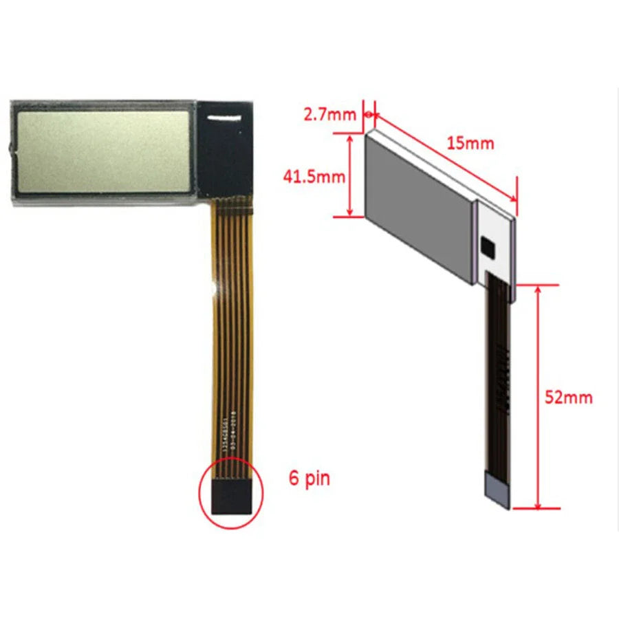 LCD Speedometer Tachometer Display 6 Pins for Kenworth