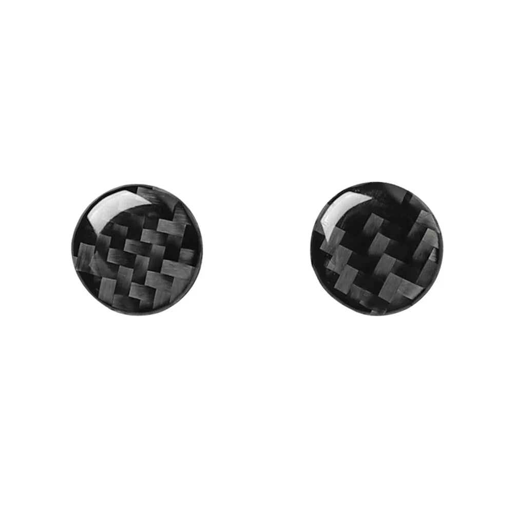 Carbon Fiber AC Switch Button Cover Trim for Audi A6 A7 (2012-2018)