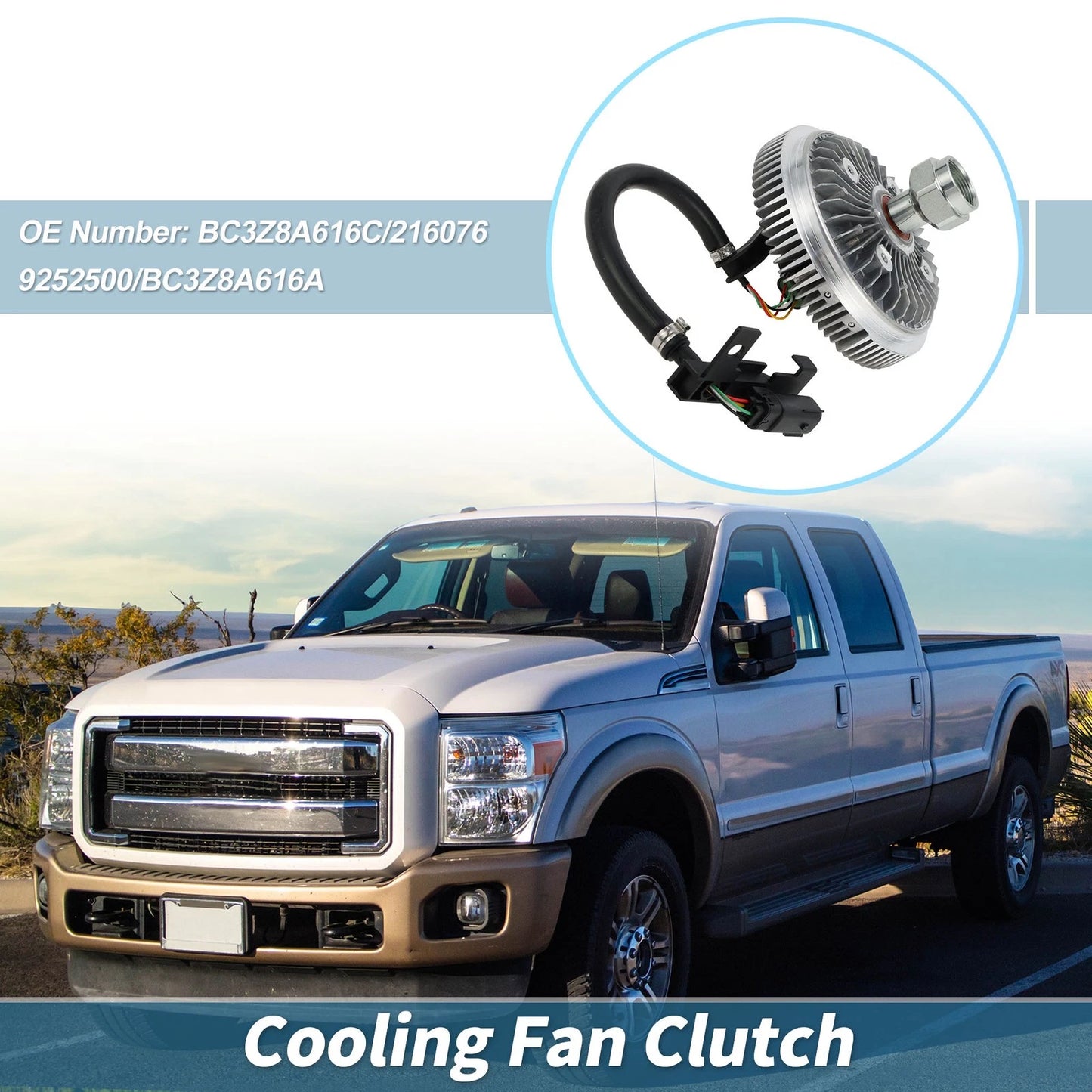 Engine Cooling Fan Clutch for Ford F-150 V8 6.2L (2011–2014) No.BC3Z8A616C