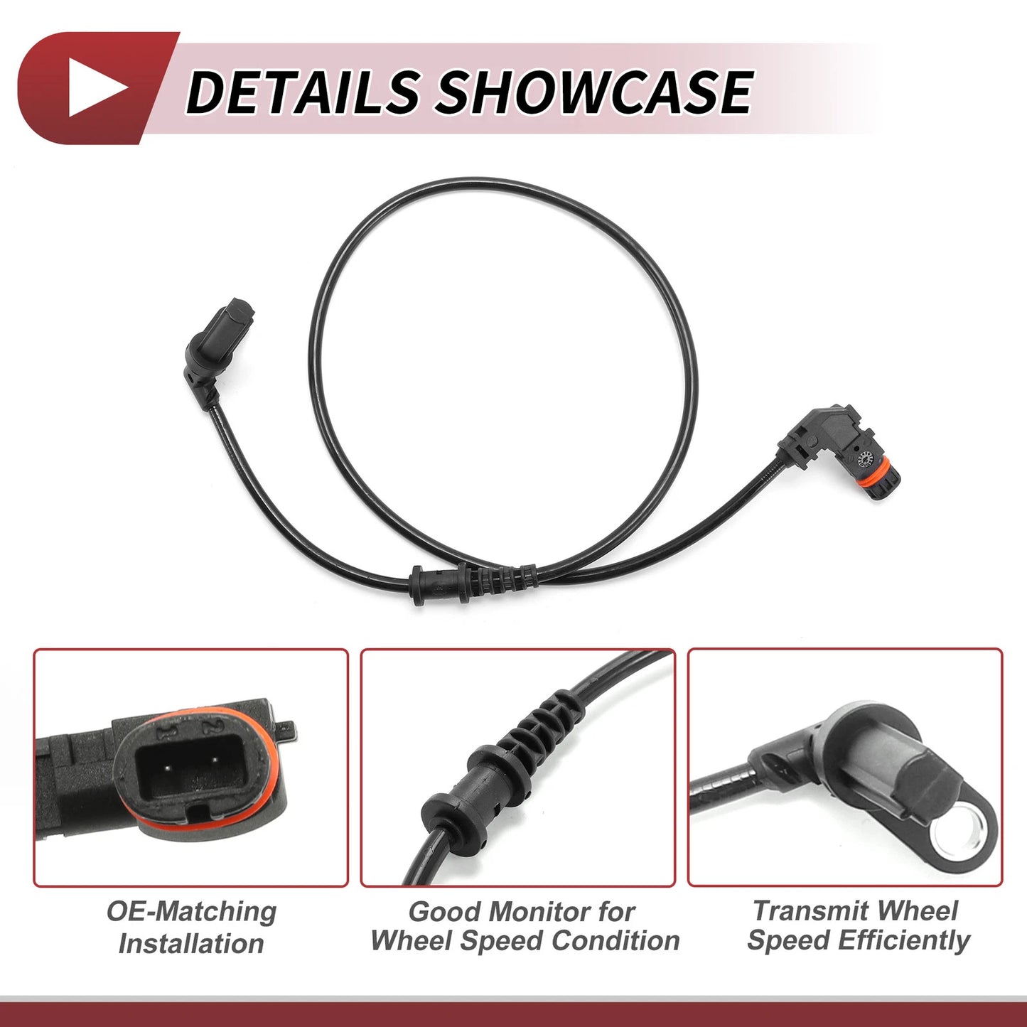 ABS Wheel Speed Sensor No. 65051/A2129055805 for Mercedes-Benz E400 (2014–2016)