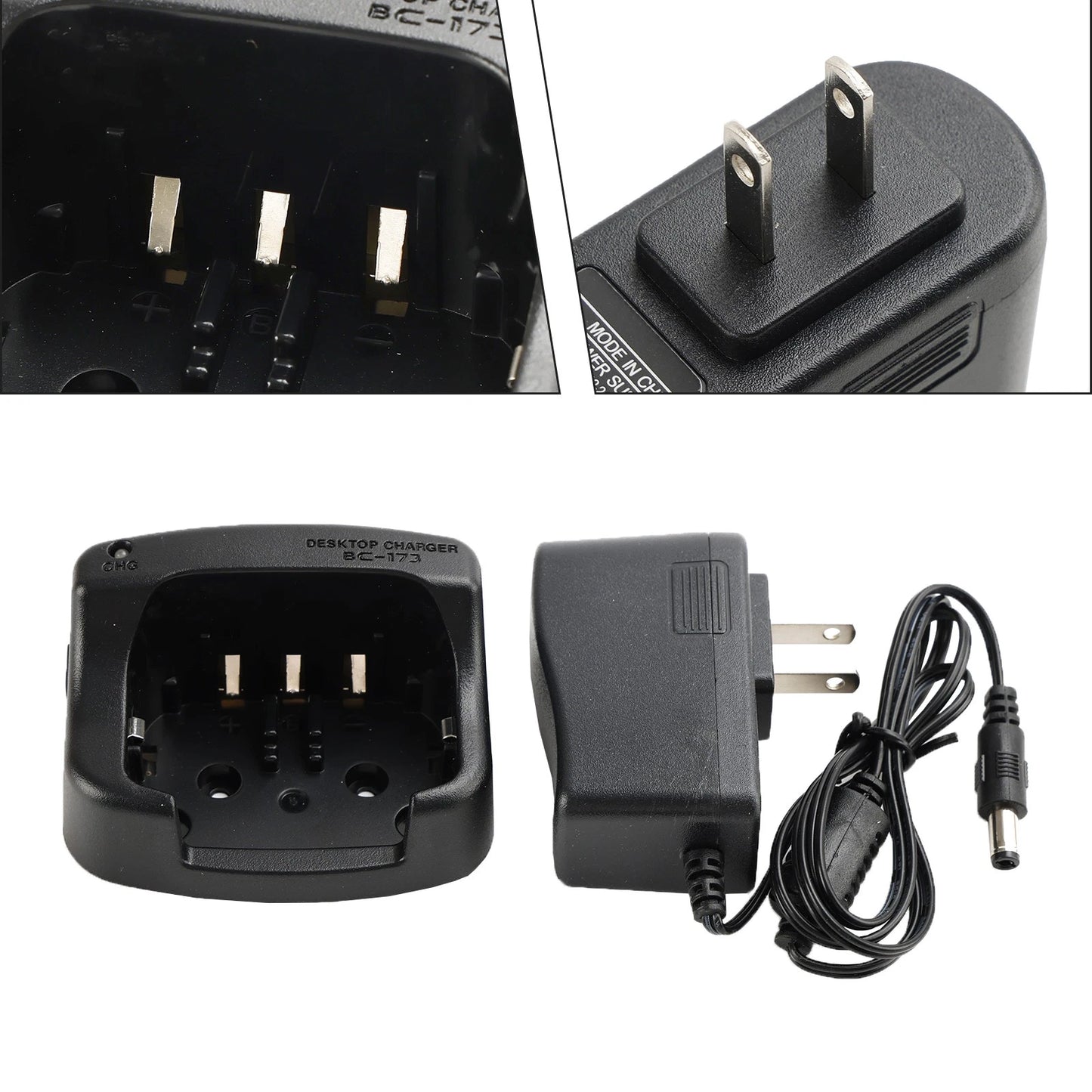 BC-173 Charger BP224 Rapid Dock for ICOM IC-M31 M32 M2A M21 M33 M34 M35