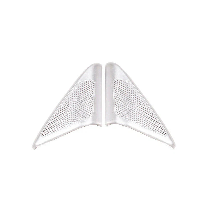 Silver Alloy Cover Trim A Pillar Speaker Sound for Range Rover Velar (2018–2023)