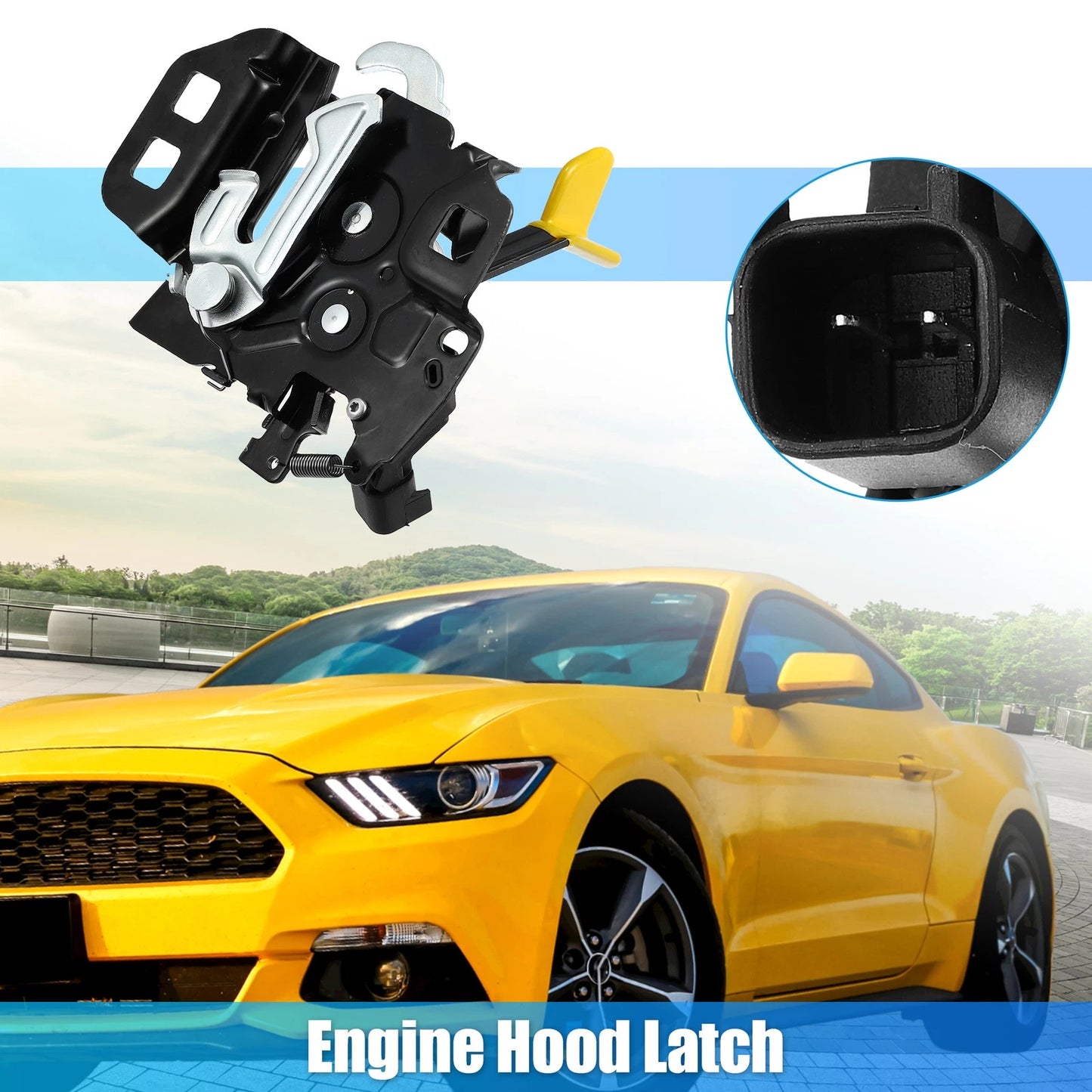 Hood Latch Lock for Ford Mustang (2015–2019) FR3Z-16700-A FR3Z-16700-B