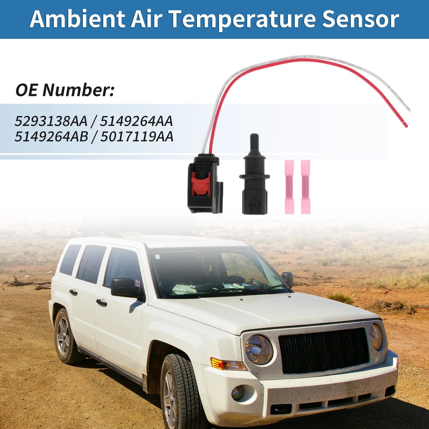 Ambient Air Temperature Sensor No. 5293138AA for Ram 3500 6.7 Diesel (2011–2012)