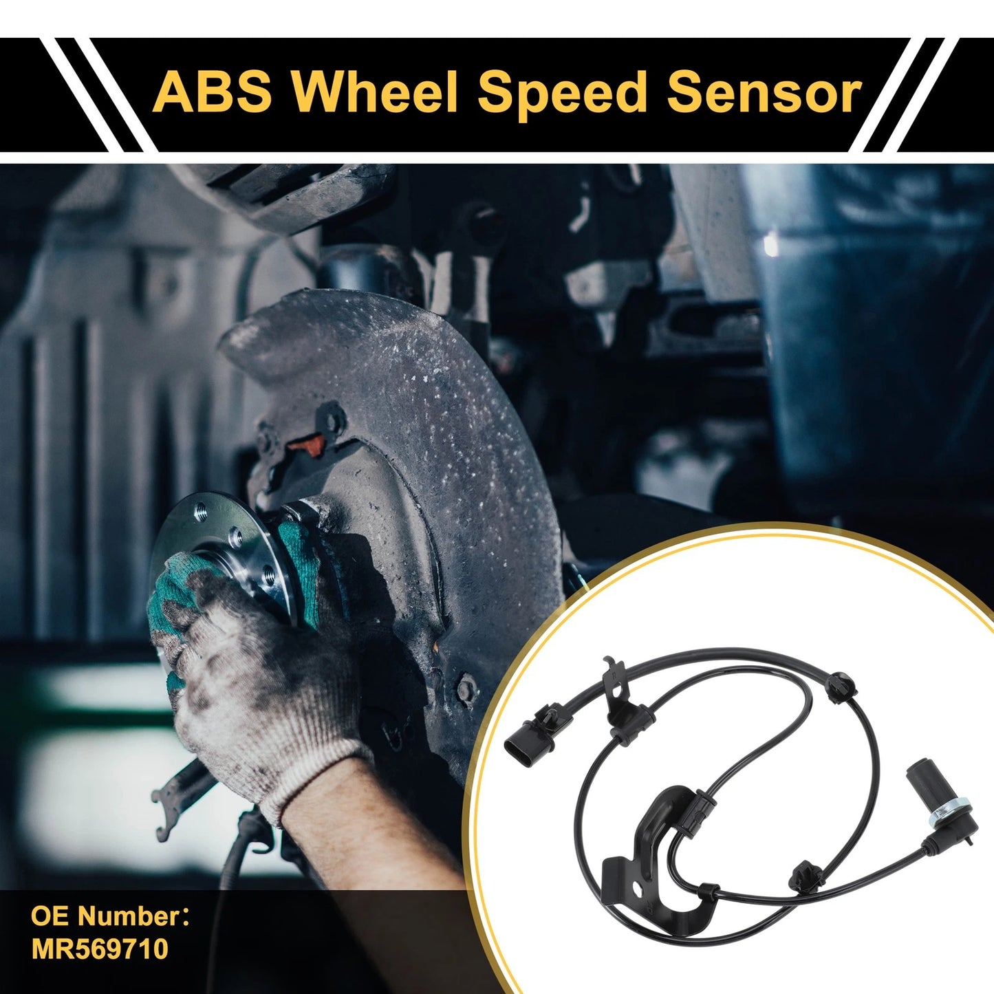 ABS Wheel Speed Sensor No.MR569710 for Mitsubishi Outlander (2003–2006)