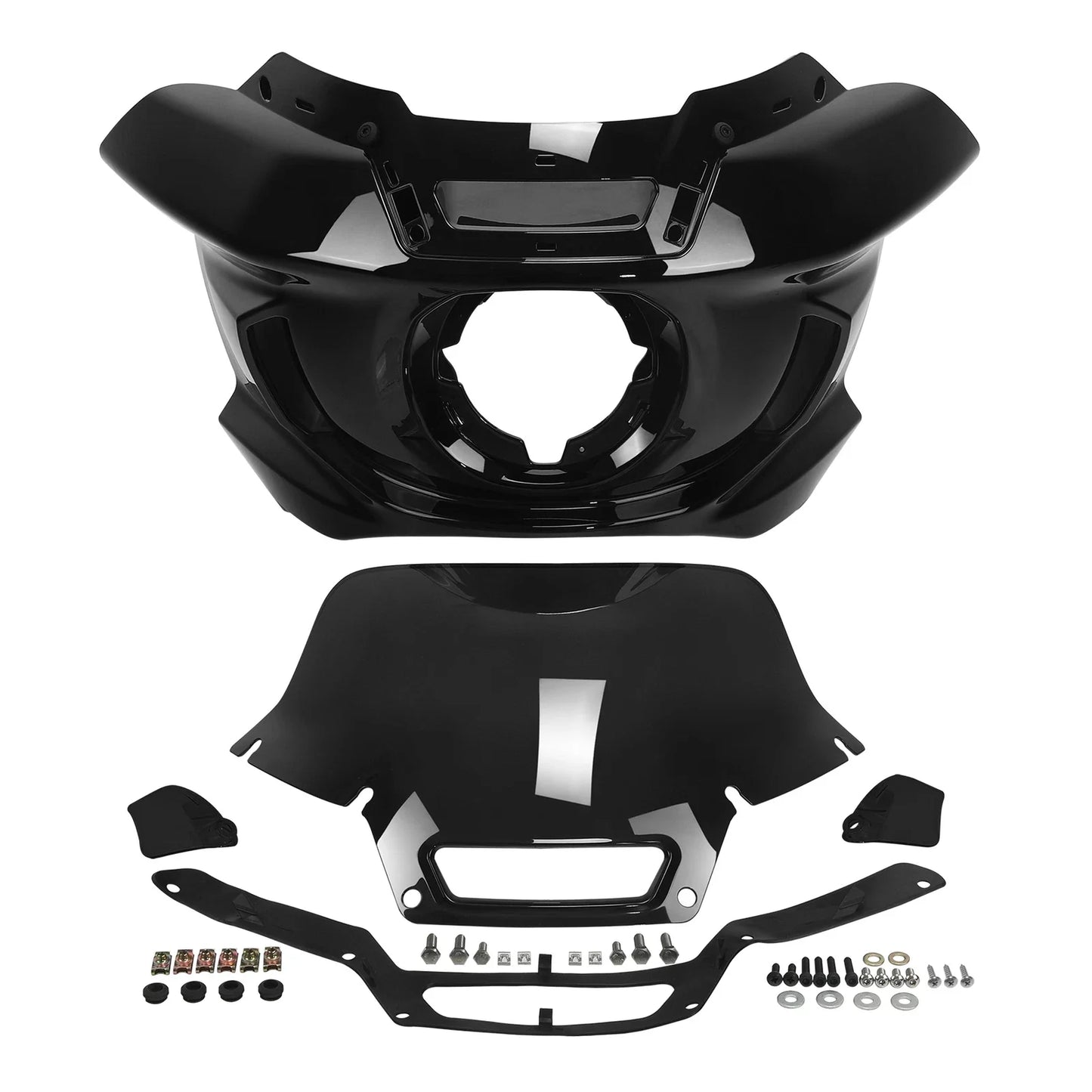 Headlight Fairing Mount Bracket Kit Black for Harley Low Rider ST (2022 - 2025)
