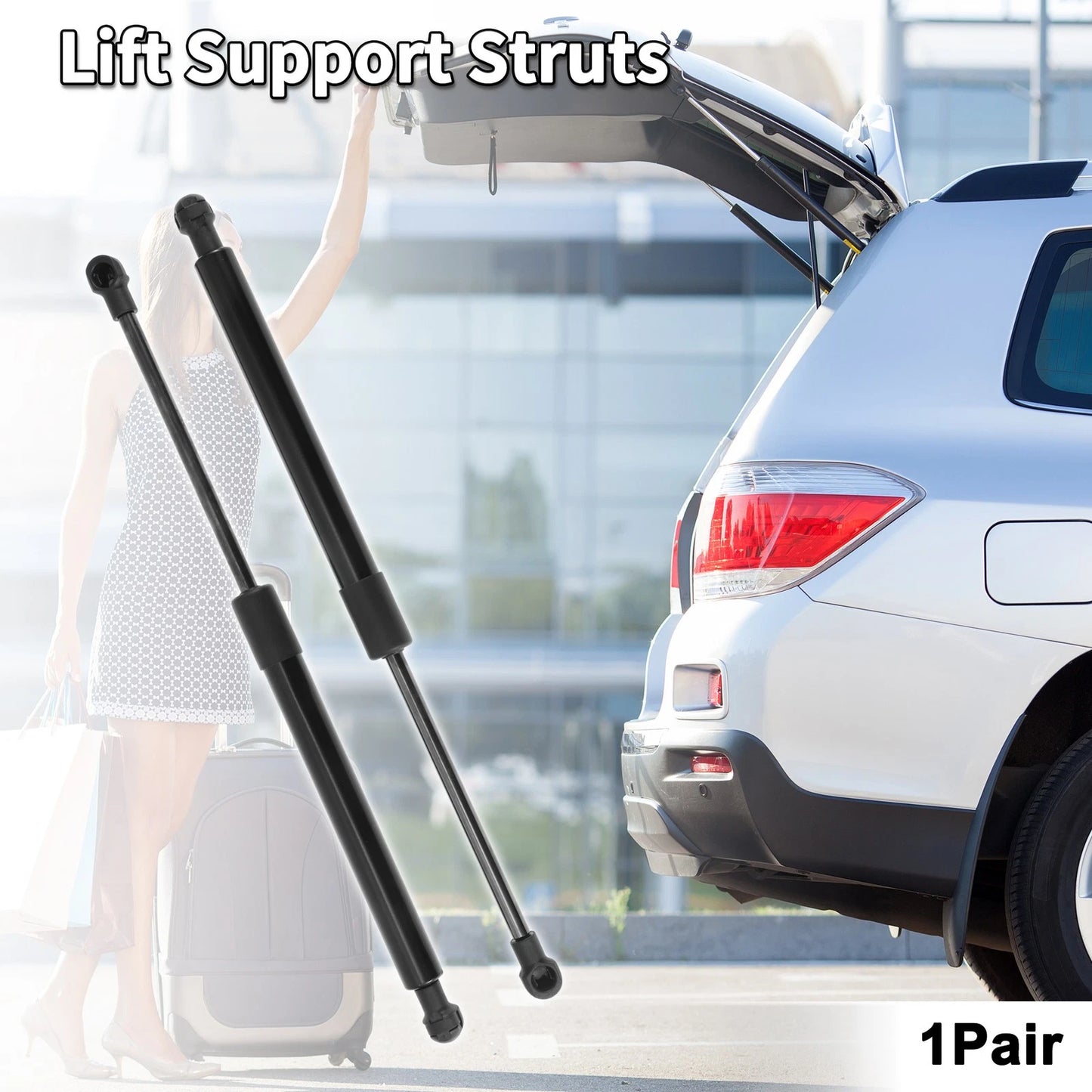 2X Tailgate Lift Supports Struts No. 8X23406A42AC for Jaguar XF I X250 (2009–2015)